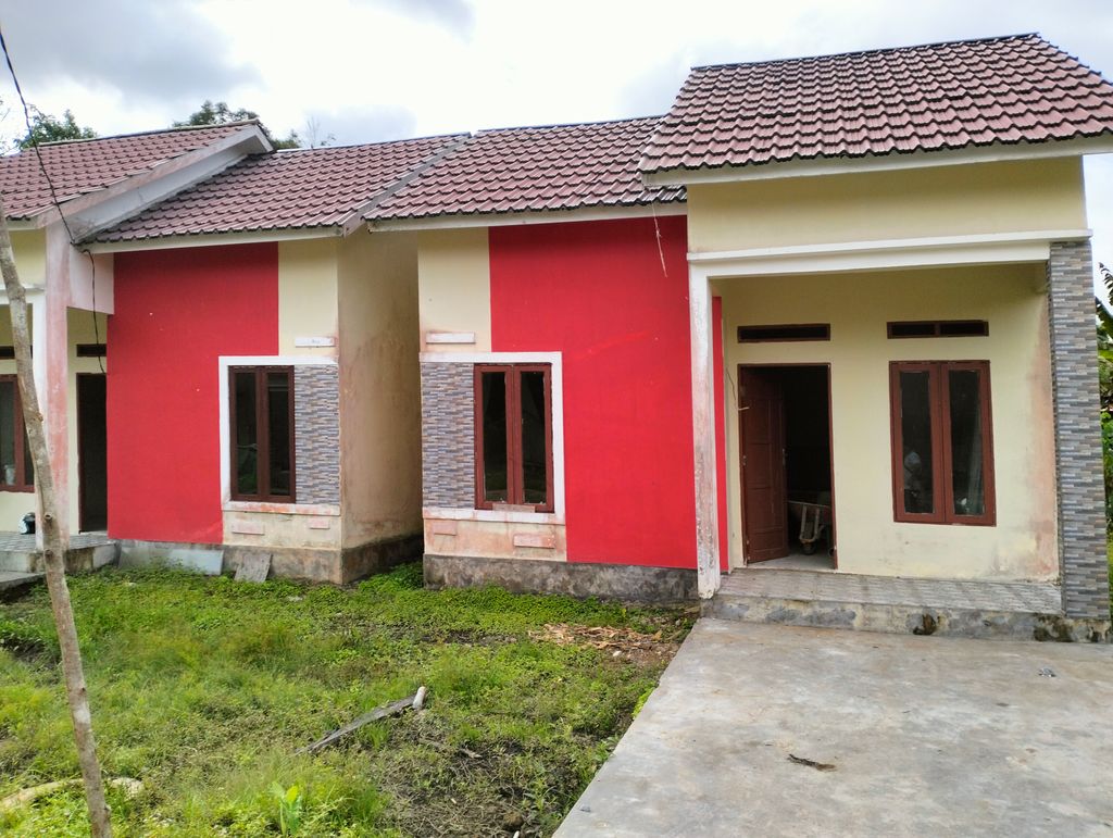 foto tampak rumah tipe 36 perumahan ADAM RESIDENCE