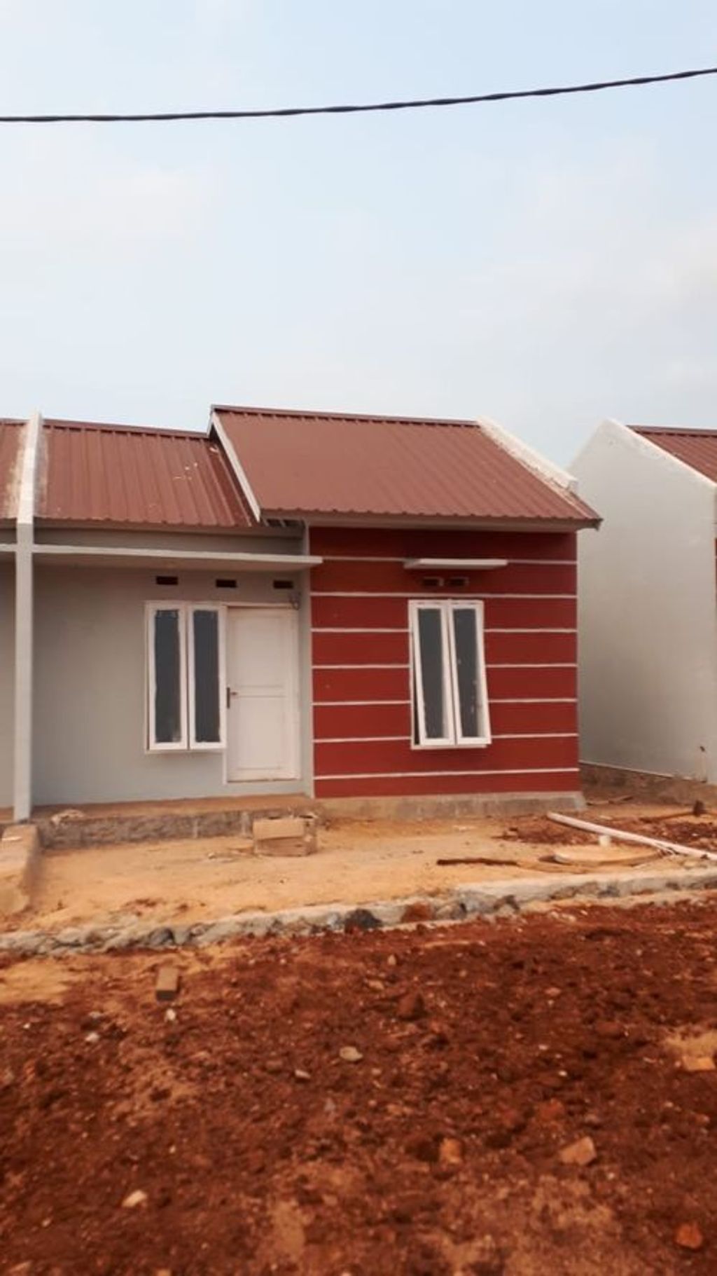 foto tampak rumah tipe 36 M3 perumahan Mangatta Permai II