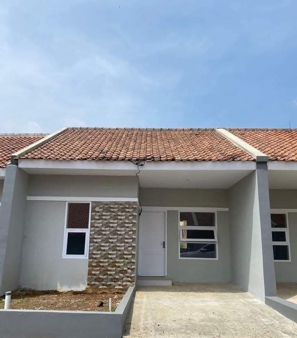 foto tampak rumah tipe 30/60 (PMK 2024) perumahan Panorama Panembong Residence