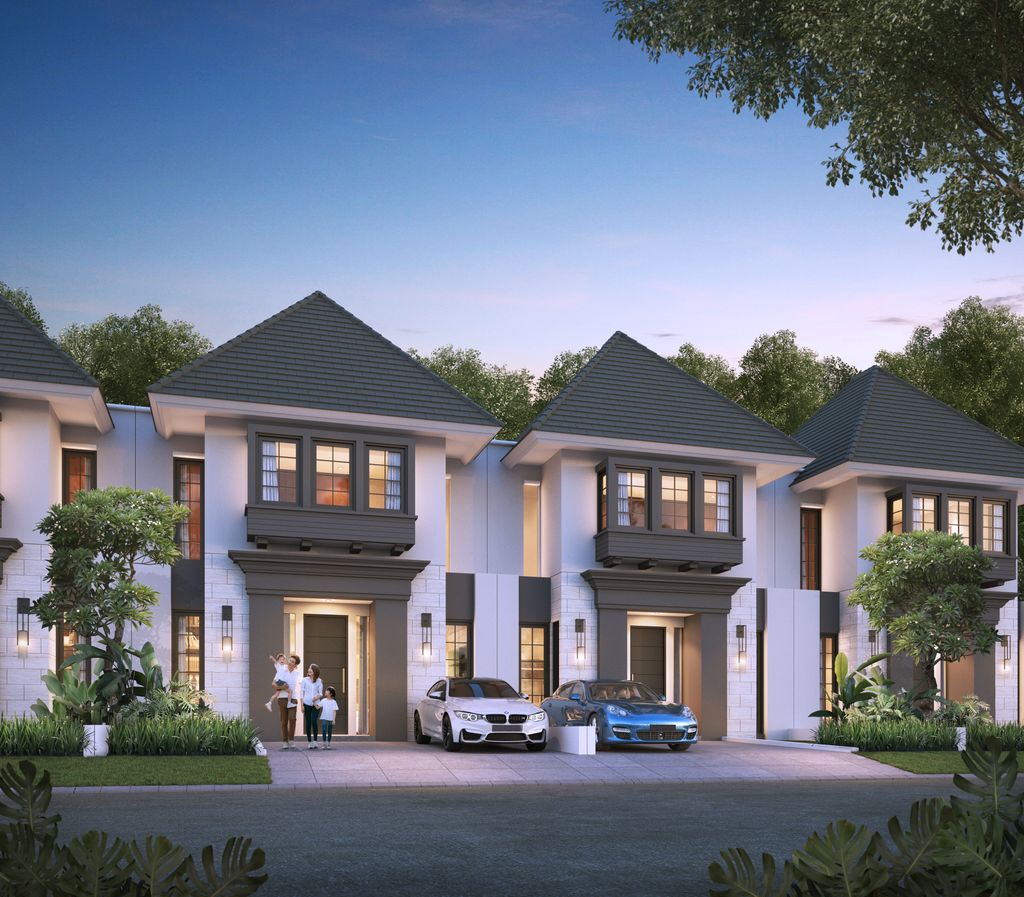 foto tampak rumah tipe RIVIERA perumahan CitraLand Palu