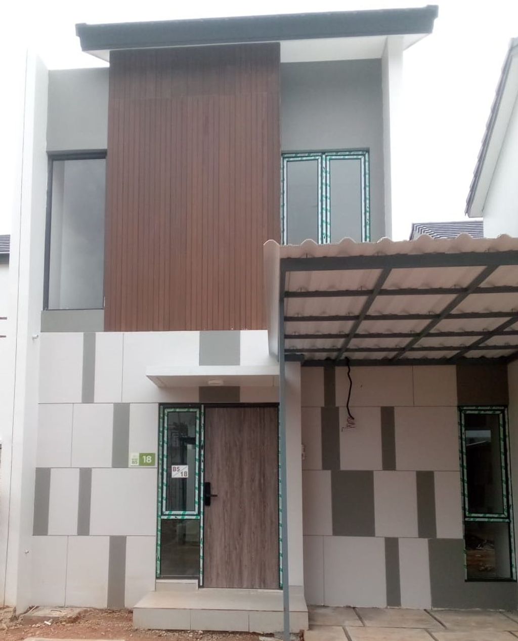 foto tampak rumah tipe ONYX perumahan GRAND ALMAS RESIDENCE
