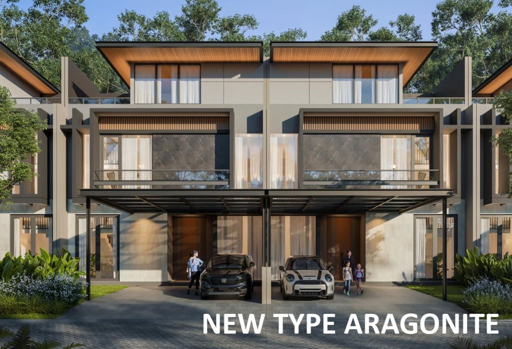 foto tampak rumah tipe ARAGONITE perumahan CITRASUN GARDEN SEMARANG