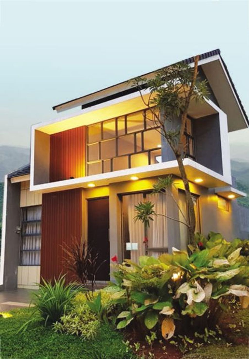 foto tampak rumah tipe ARTEMIS perumahan GOLDEN PARK 3