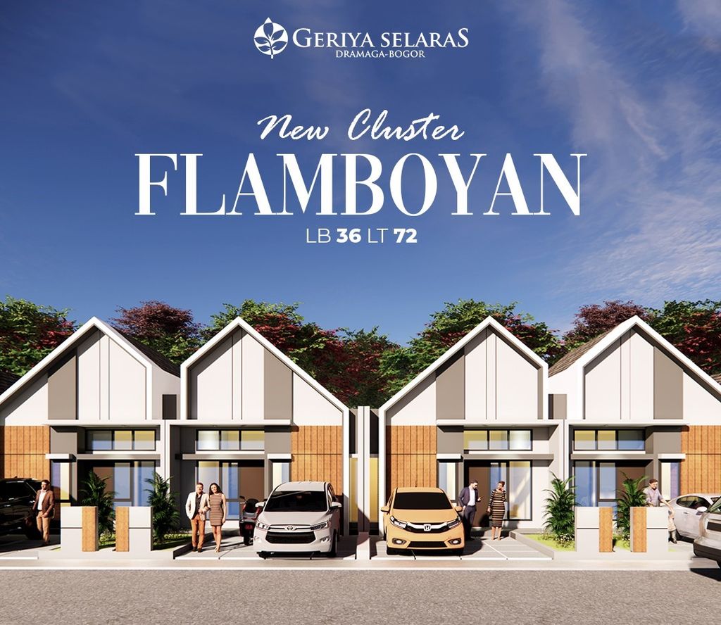 foto tampak rumah tipe 36 GRS (Komersil) perumahan GERIYA SELARAS RESORT