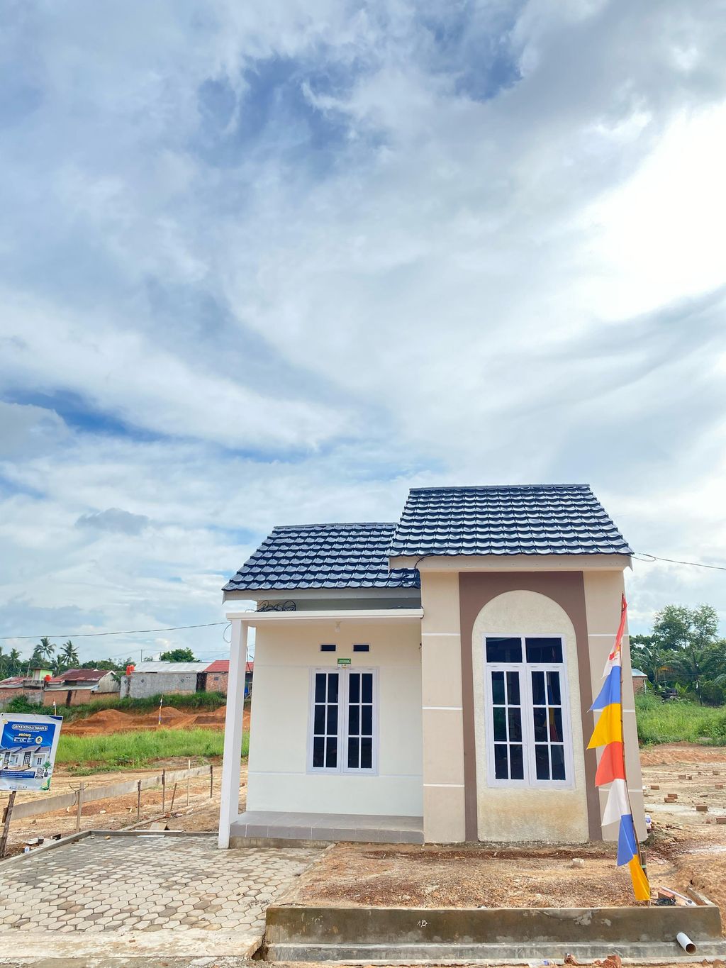 foto tampak rumah tipe 36 perumahan Griya Kenali Abadi 6