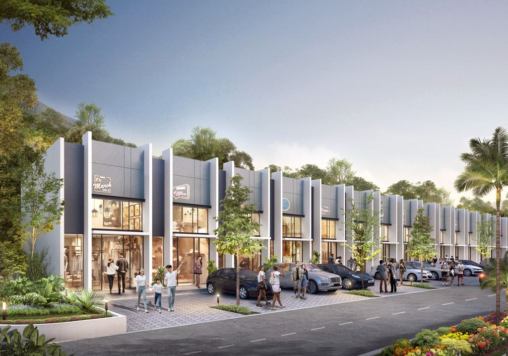 foto tampak rumah tipe RBVO 54/46 perumahan Harvest City (Ruko Boulevard Orchid)