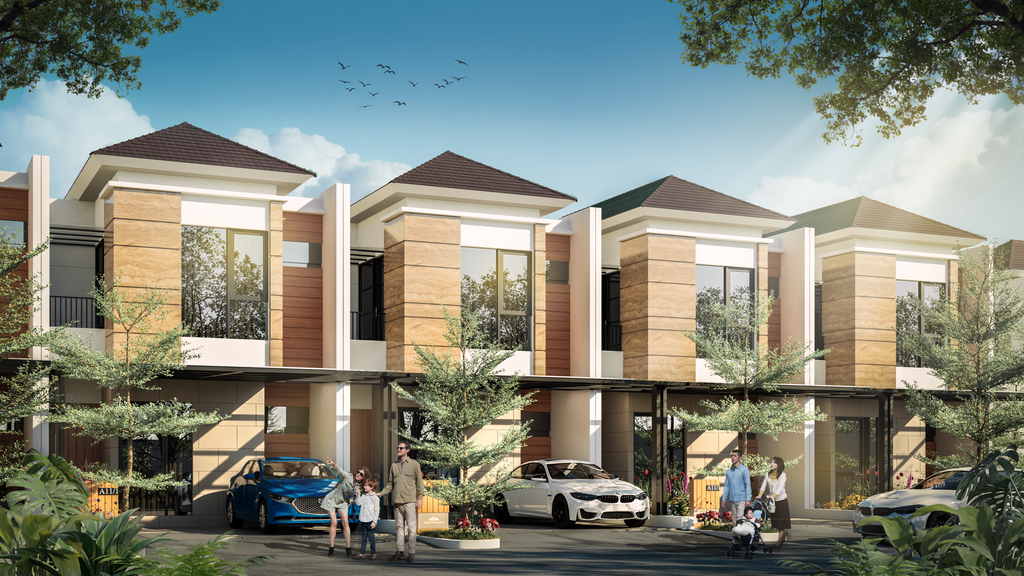 foto tampak rumah tipe Avana perumahan GRAHAYANA