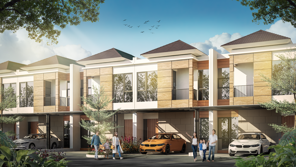 foto tampak rumah tipe Kirana perumahan GRAHAYANA