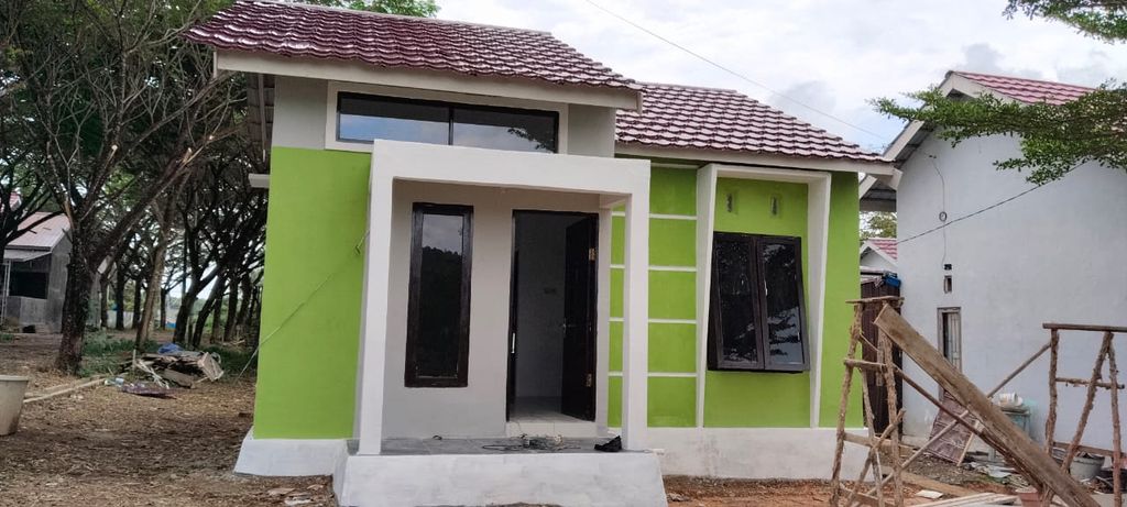 foto tampak rumah tipe SUBSIDI II perumahan (KSA) Kampoeng Shafwah Asri Pelaihari