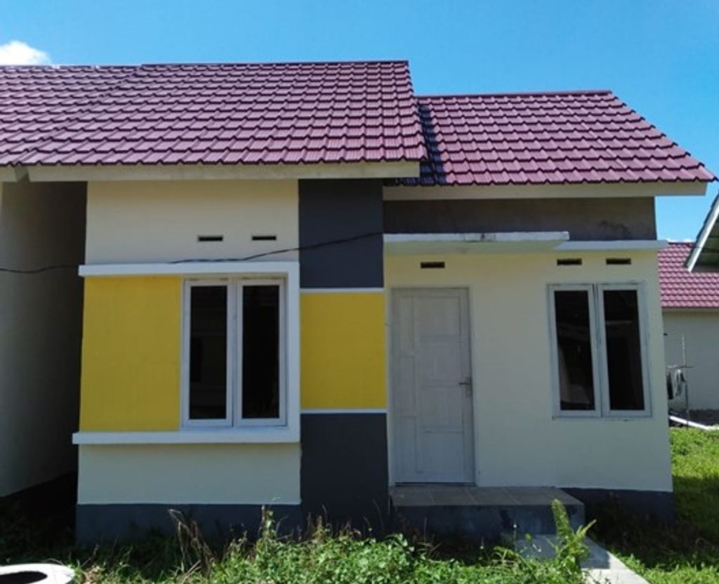 foto tampak rumah tipe Pembangunan Tahun 2025 perumahan Taman Panca Bhakti