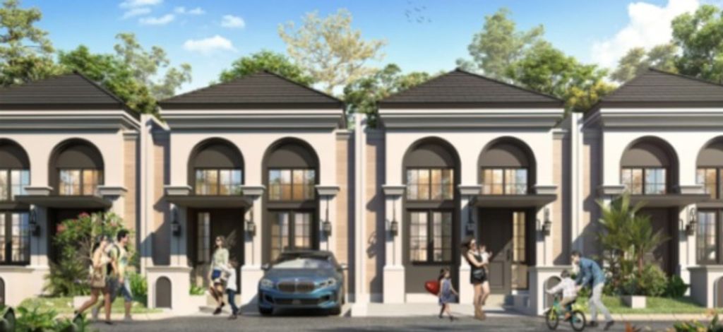 foto tampak rumah tipe KIKU STD - STANDARD perumahan CITRA ECOPOLIS RAYA - ECO RESIDENCE - BELLE FLEUR EXT