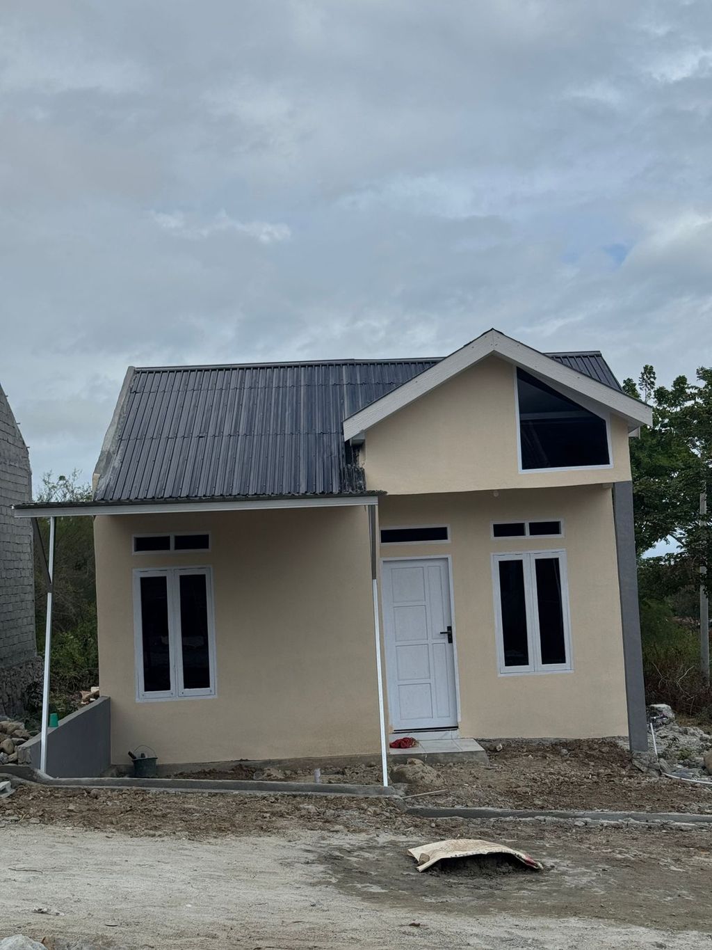 foto tampak rumah tipe 36 perumahan Bukit Purnama Azzahra