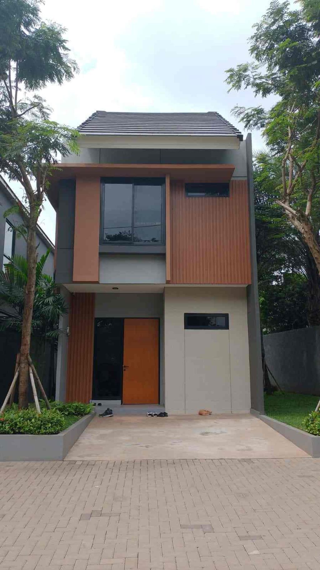 foto tampak rumah tipe 60/60 ( Ume ) perumahan Mustika Garden Tamansari