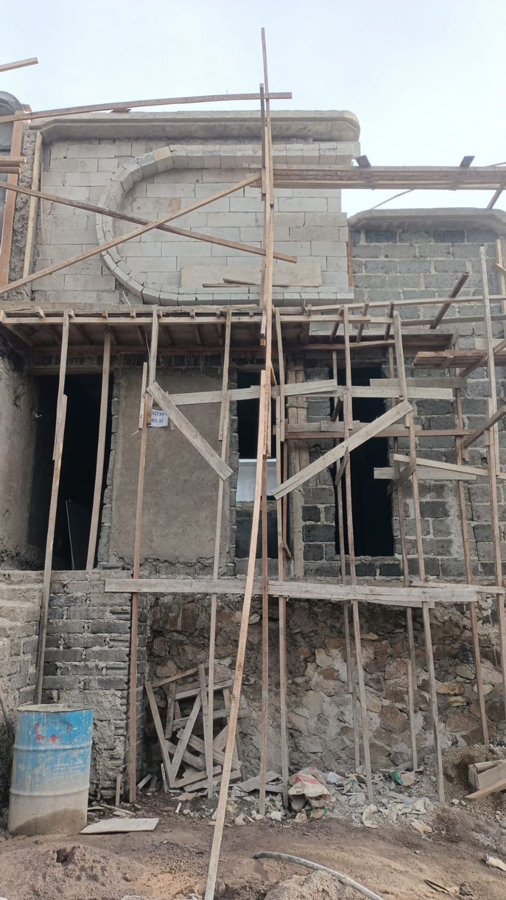 foto tampak rumah tipe 36 1 Lantai Kontur 3m (391) perumahan G-Land Padalarang Valley