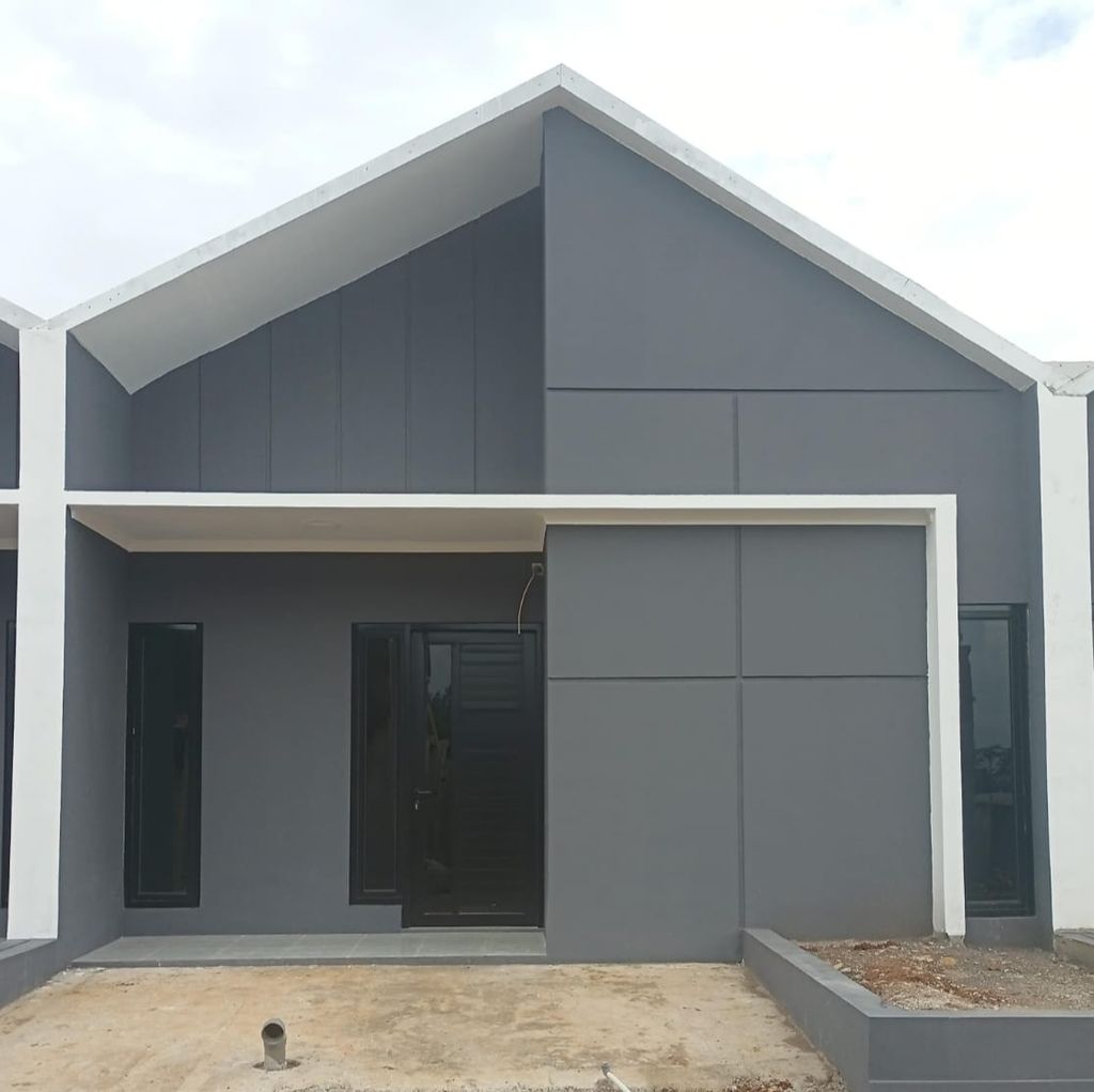 foto tampak rumah tipe 30/60 perumahan Bukit Sukamulya Regency