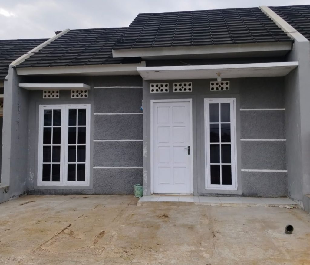 foto tampak rumah tipe 36/60 perumahan Bukit Sukamulya Regency