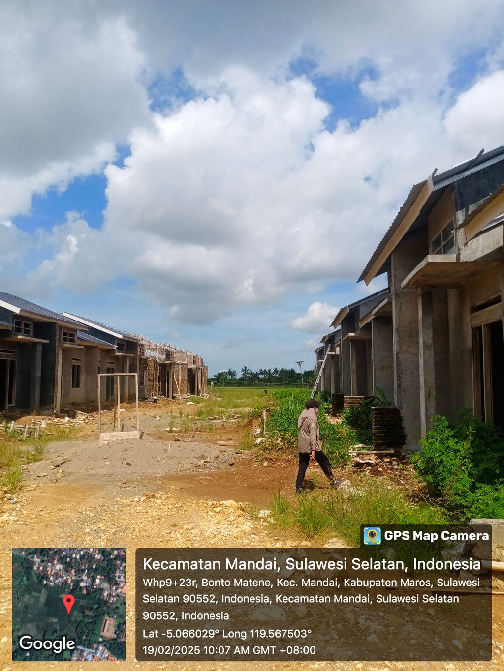 foto posisi tengah perumahan Bumi Cipta Lestari 1