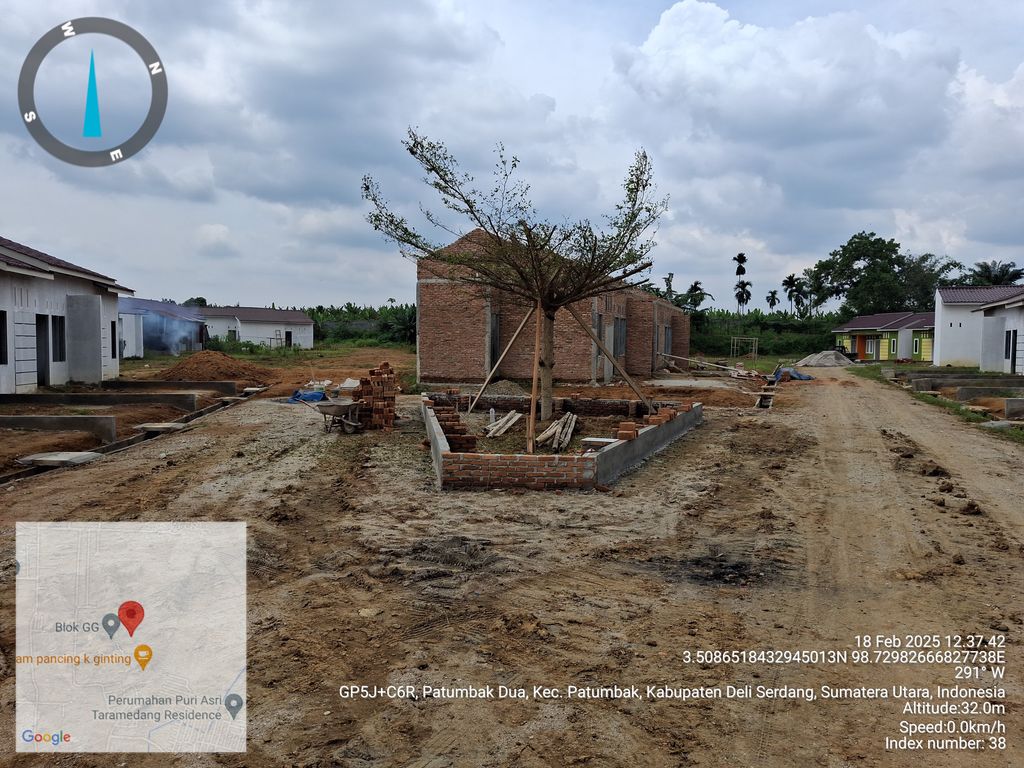 foto posisi tengah perumahan PERUMAHAN MULTI CIPTA PERMAI TAHAP III