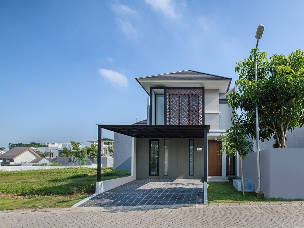 foto tampak rumah tipe CALADIUM_2025 perumahan BUONA VISTA CITRALAND