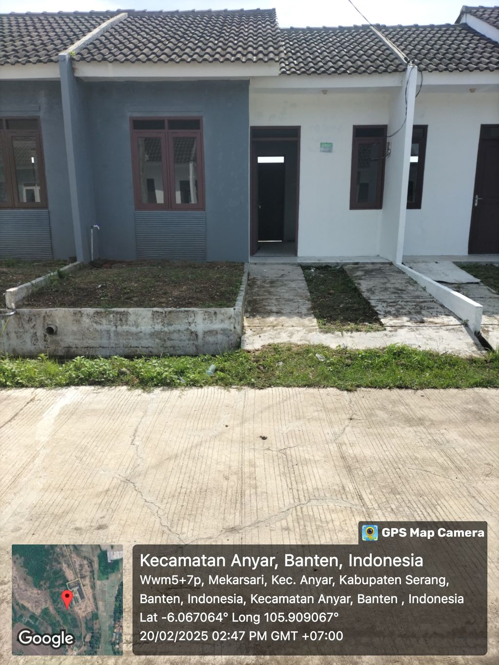 foto tampak rumah tipe 30/60 perumahan ANYER GALLERY