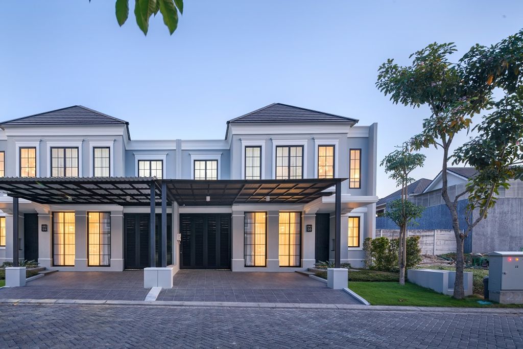 foto tampak rumah tipe AMBROSIA_2025 perumahan BUONA VISTA CITRALAND