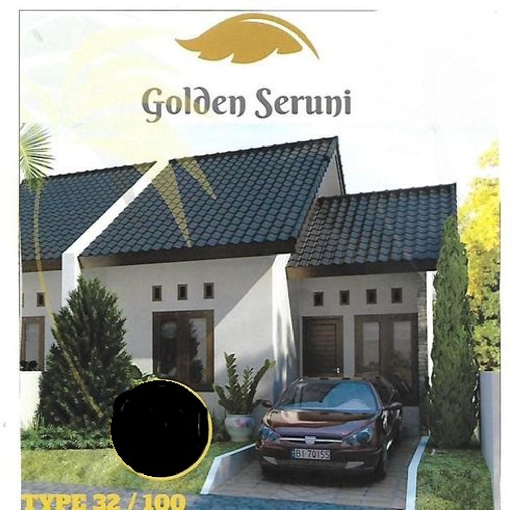 foto tampak rumah tipe 32/100 NEW perumahan GOLDEN SERUNI