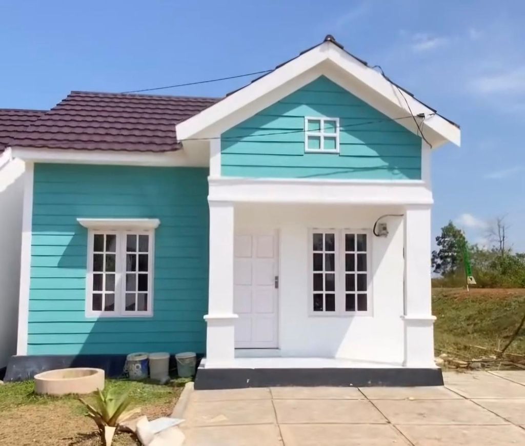foto tampak rumah tipe 36 perumahan RESTU LUHUR REGENCY