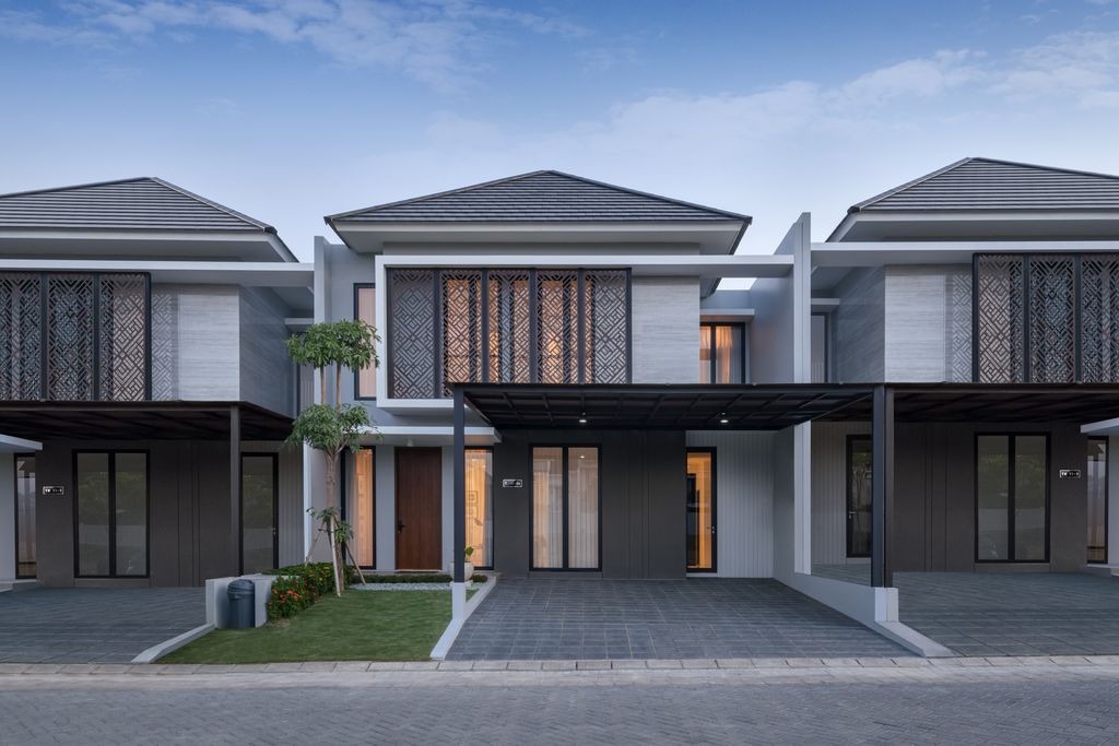 foto tampak rumah tipe CANNA_2025 perumahan BUONA VISTA CITRALAND