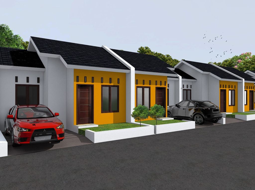 foto tampak rumah tipe 36/80 perumahan Griyo Afa Pesona Pangkah