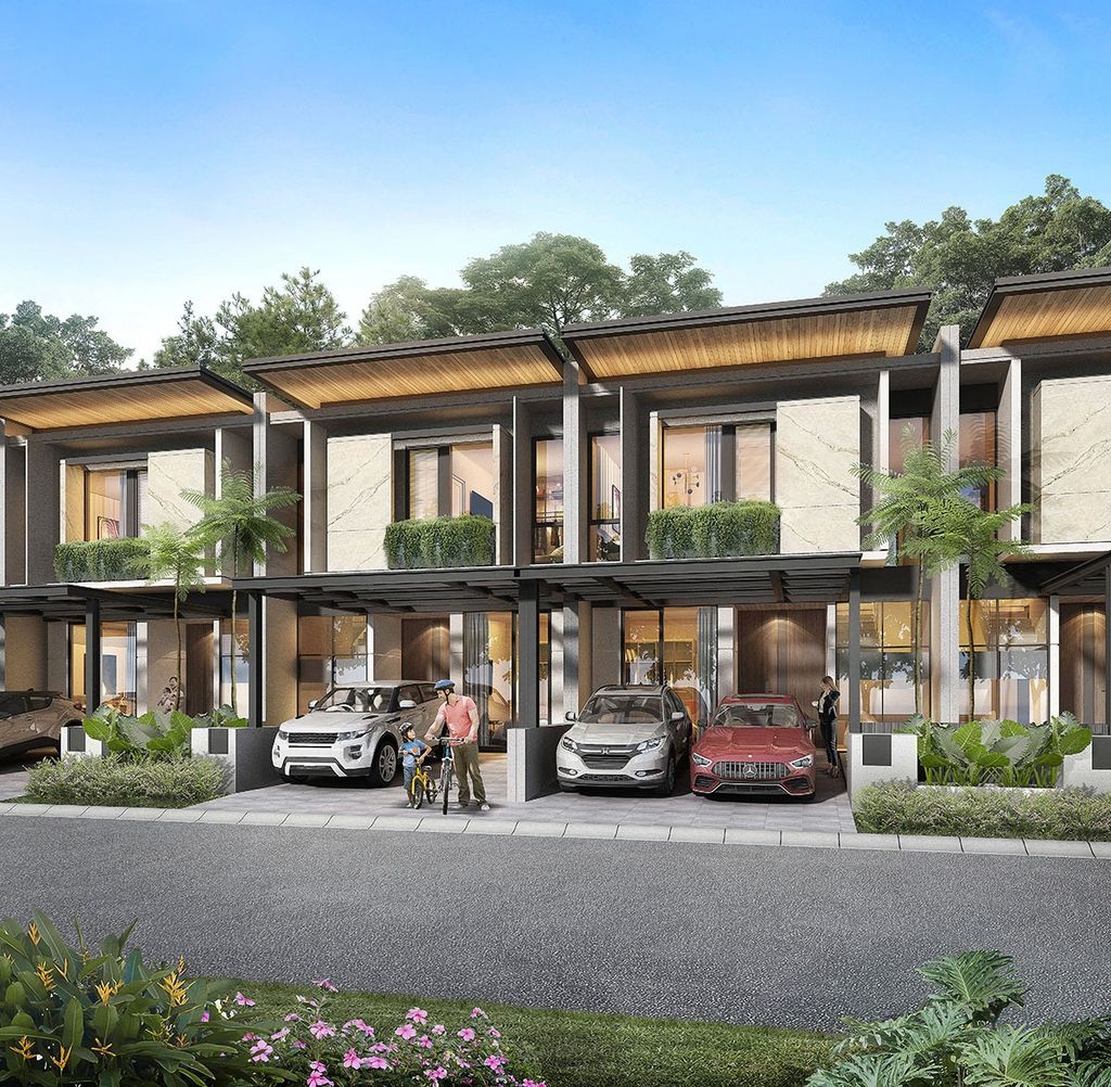 foto tampak rumah tipe NEW DEMPSEY  NON ROOFTOP_2025 perumahan D9 CITRALAND SURABAYA
