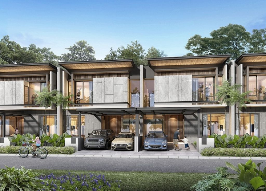 foto tampak rumah tipe THOMSON SUPERIOR_2025 perumahan D9 CITRALAND SURABAYA