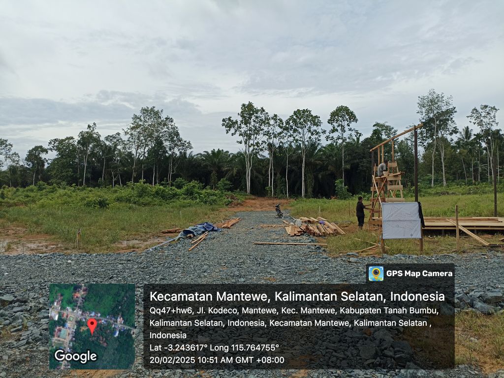 foto posisi tengah perumahan Griya Hudari Asri