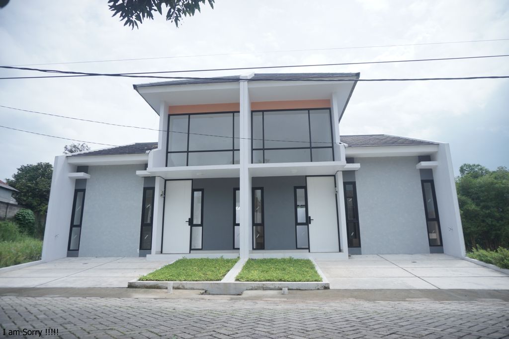 foto tampak rumah tipe 39/78 perumahan IXORRA RESIDENCE