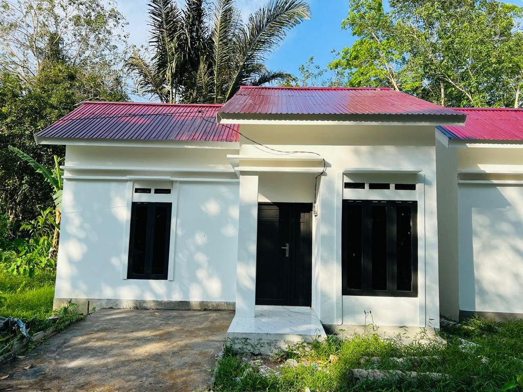 foto tampak rumah tipe 36 perumahan Jihan Residence