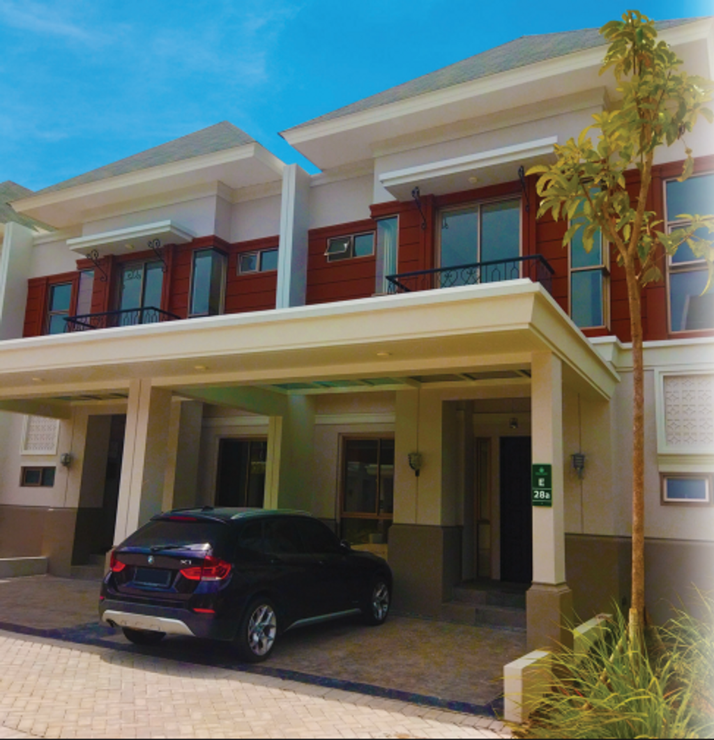 foto tampak rumah tipe MONTEVERDE perumahan GREEN FOREST RESIDENCE