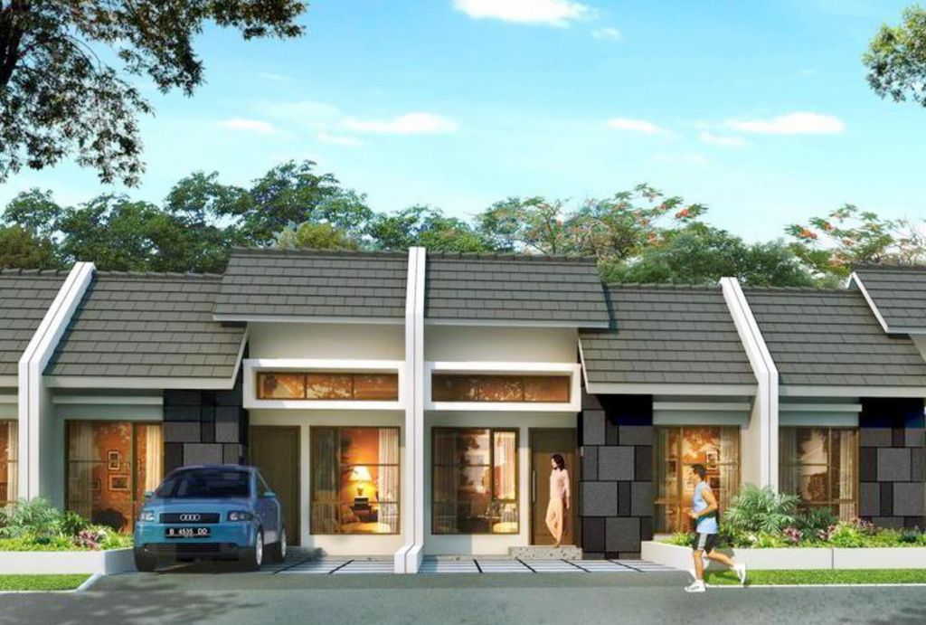 foto tampak rumah tipe SI 32/60 perumahan HARVEST CITY (SAKURA INDICA 2024)