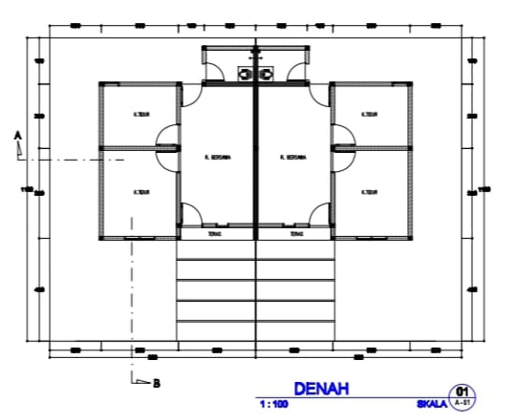 foto denah rumah tipe 36 perumahan PERUMAHAN FATIYA REGENCY