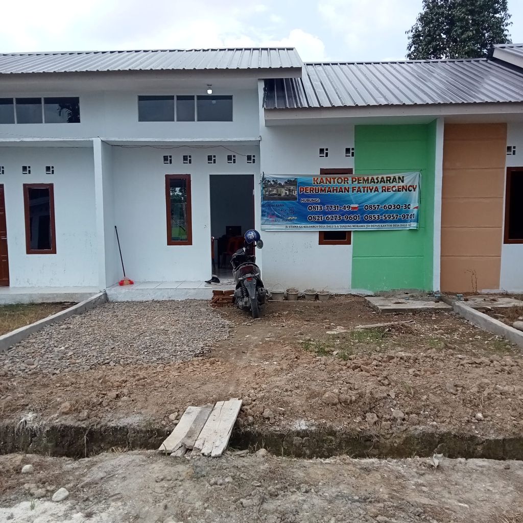 foto tampak rumah tipe 36 perumahan PERUMAHAN FATIYA REGENCY