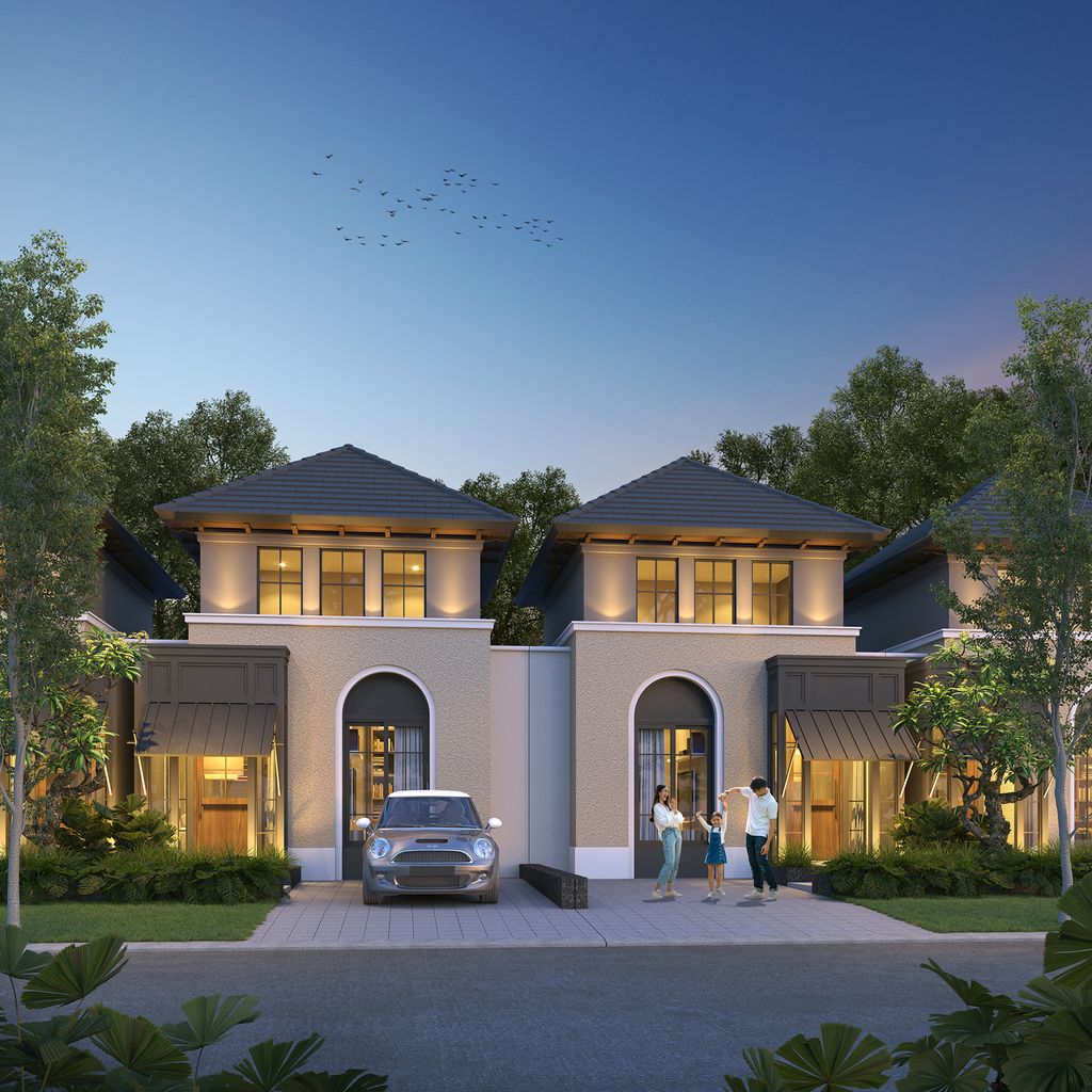 foto tampak rumah tipe BRASSITE 1 perumahan CITRALAND PUNCAK TIDAR MALANG TAHAP II