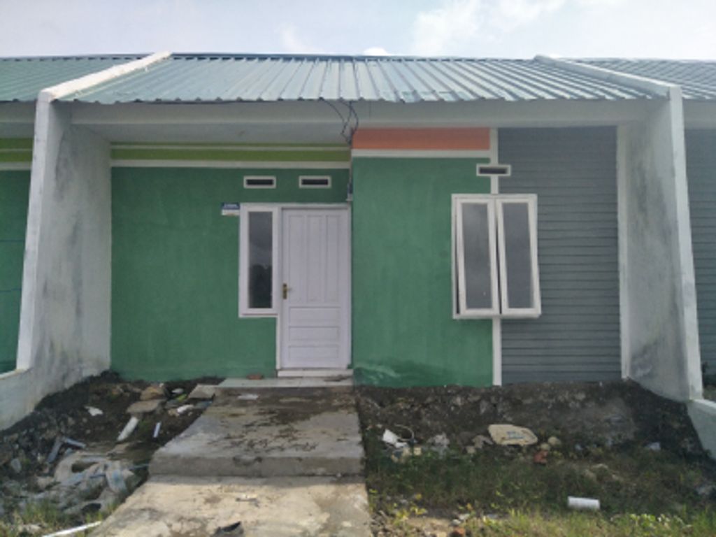 foto tampak rumah tipe 36/72 perumahan BUMI ZARINDAH LOMPOE TAHAP 2
