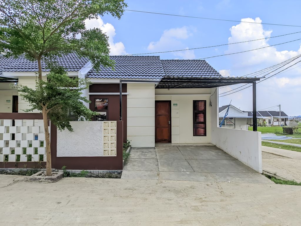 foto tampak rumah tipe SUBSIDI 3 perumahan FATMA RESIDENCE