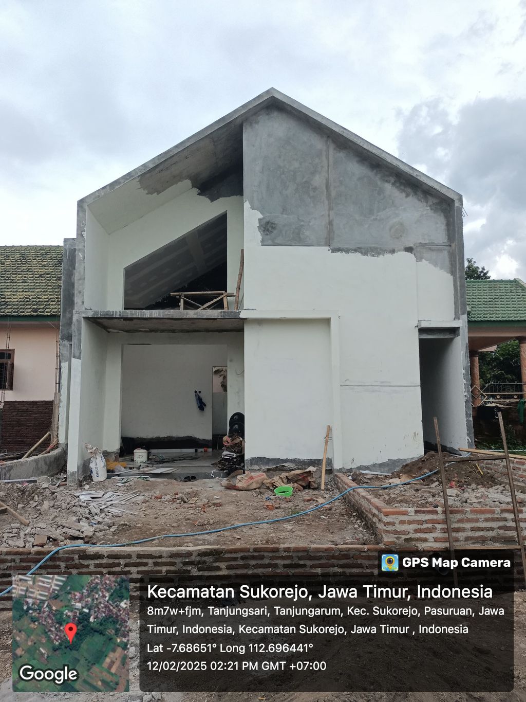 foto tampak rumah tipe 38/70 perumahan PURI TANJUNG ARUM