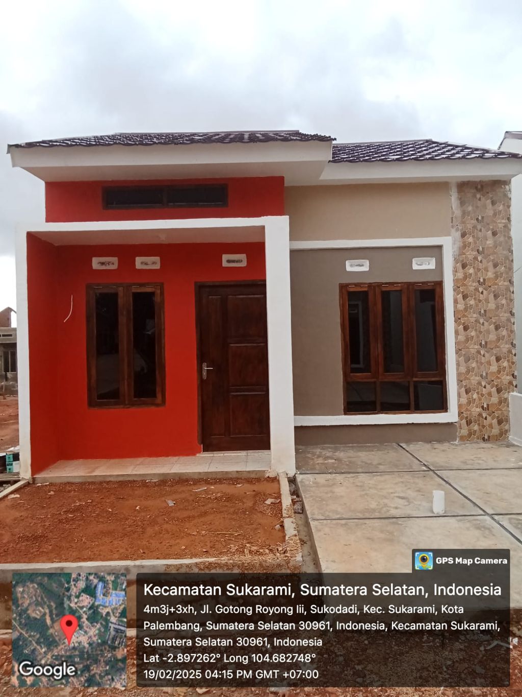 foto tampak rumah tipe 36 perumahan PERUMAHAN GREEN AKASIA CAKRAWALA 1