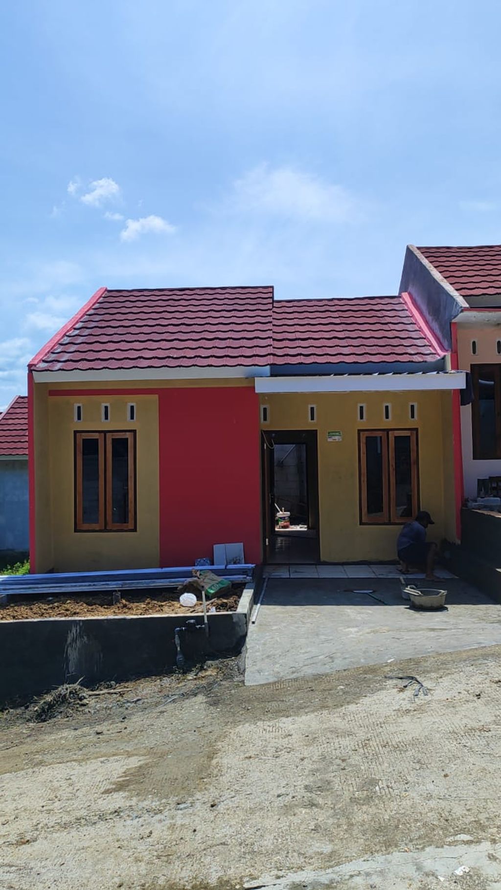 foto tampak rumah tipe BLOK C 06 36/66 perumahan GUNUNG BATUR RESIDENCE
