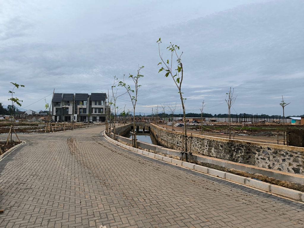 foto posisi tengah perumahan CitraGarden Serpong Cluster Elaia