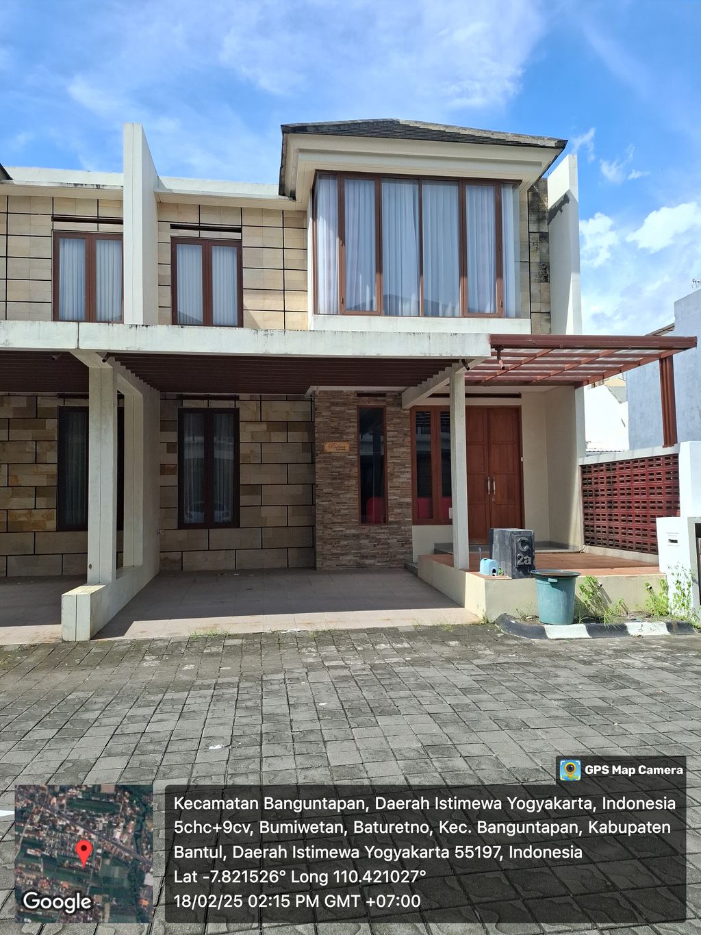 foto posisi tengah perumahan Laguna Spring Jogja