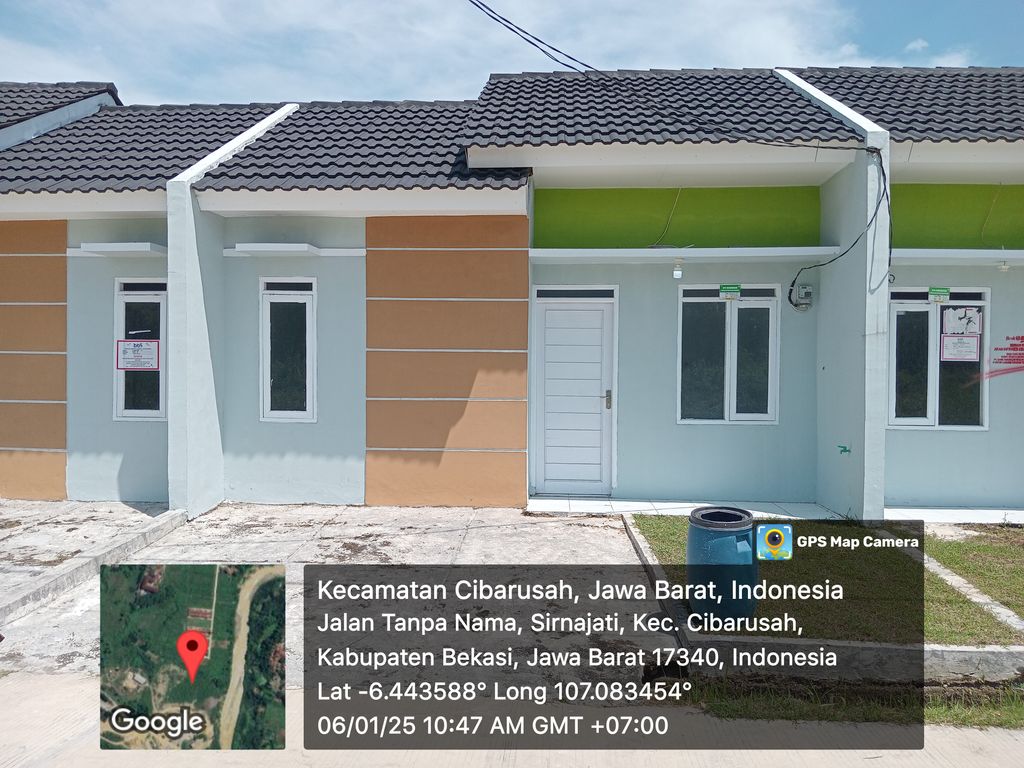 foto tampak rumah tipe 27  (Subsidi) perumahan GREEN CIBARUSAH RESIDENCE