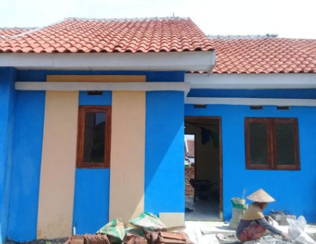 foto tampak rumah tipe 30/60 perumahan PERMATA REGENCY
