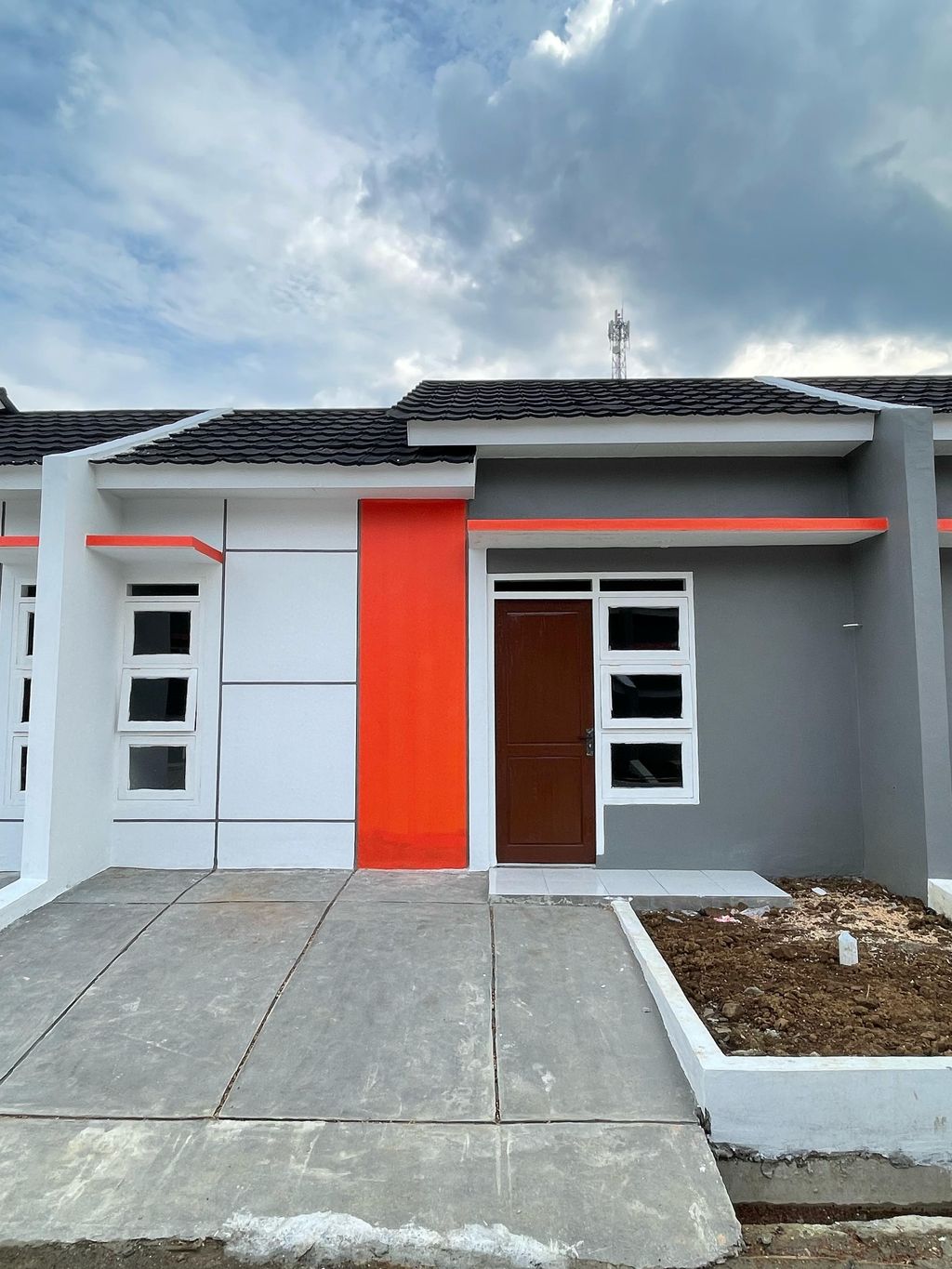foto tampak rumah tipe 30/60 perumahan Green Permata Residences
