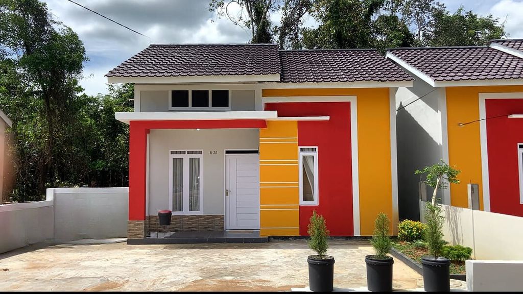 foto tampak rumah tipe 36 perumahan BARUNIA RESIDENCE 3